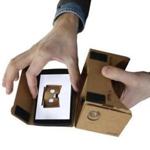 Google Cardboard is a little two-lens, corrugated cardboard apparatus that, with a smartphone Velcroed inside it, allows viewers to watch the first major virtual reality journalism story from the New York Times. 